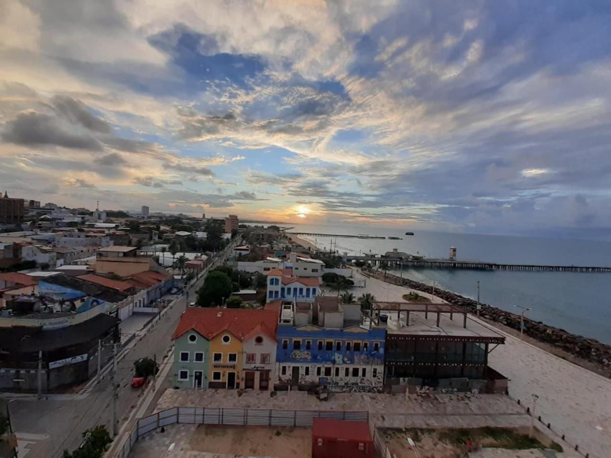 102 Lindo Flat Mobiliado Na Praia De Iracema Fortaleza  Exteriör bild