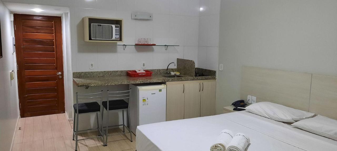 102 Lindo Flat Mobiliado Na Praia De Iracema Fortaleza  Exteriör bild